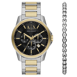 Cofanetto orologio cronografo Armani Exchange da uomo