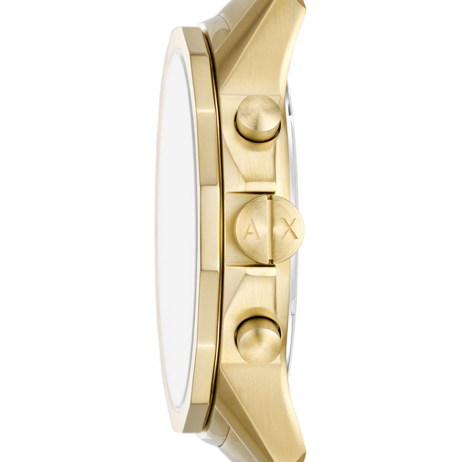 Cofanetto cronografo e bracciale Armani Exchange uomo in acciaio blu e oro AX7151SET-3