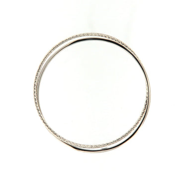 Bracciale rigido Fraboso Senza tempo in argento rodiato diametro 7 cm