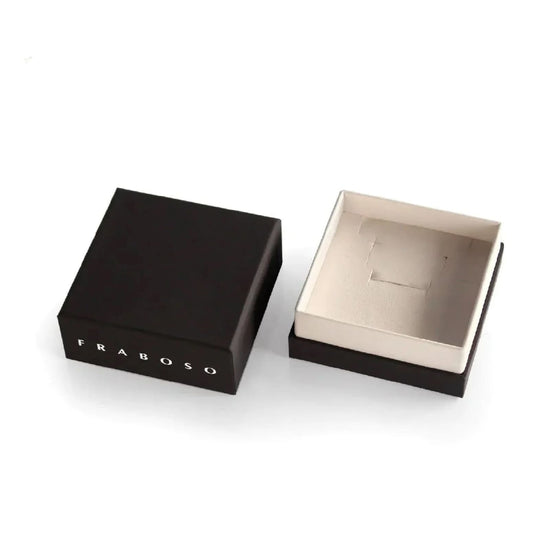 Bracciale rigido Fraboso Senza tempo in argento rodiato diametro 7 cm