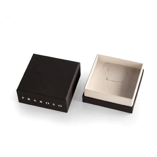 Bracciale rigido Fraboso Senza tempo in argento rodiato diametro 7 cm