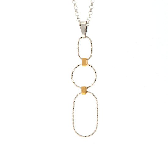 Collana girocollo Fraboso Urban in argento 925 bicolore donna MISURA UNICA