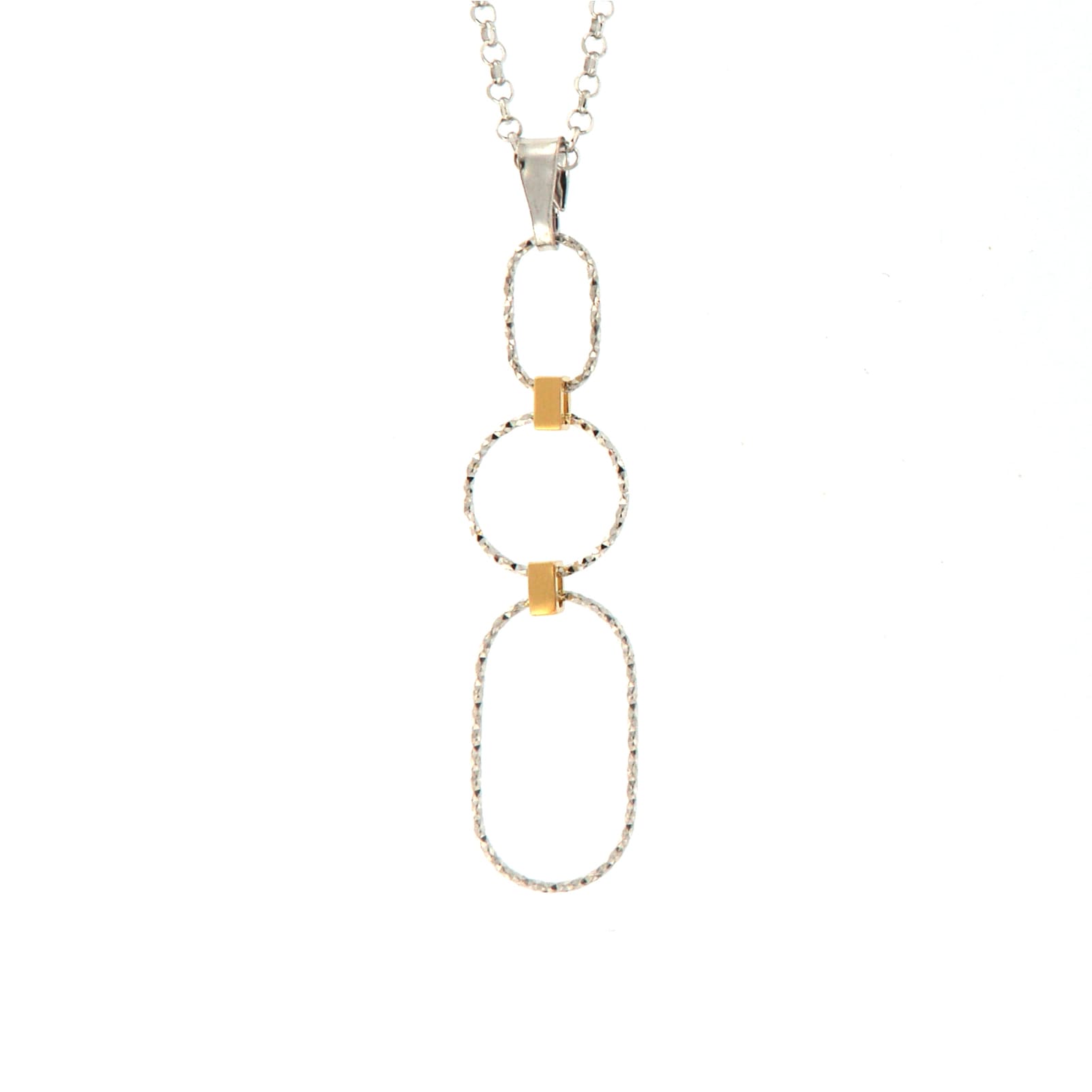 Collana girocollo Fraboso Urban in argento 925 bicolore donna MISURA UNICA