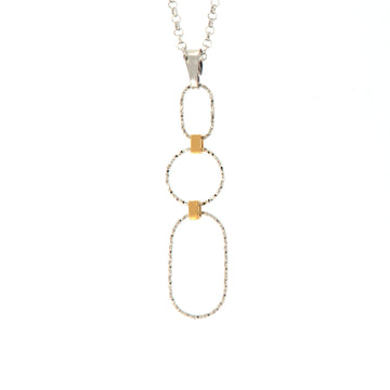 Collana girocollo Fraboso Urban in argento 925 bicolore donna MISURA UNICA