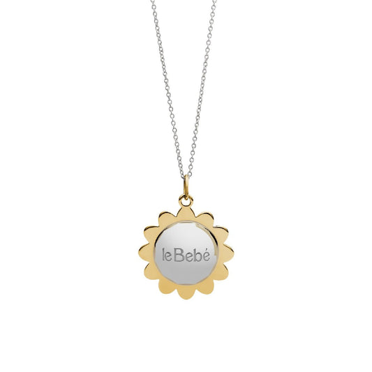 Collana con pendente leBebé in argento placcato oro da donna BE.SNM061