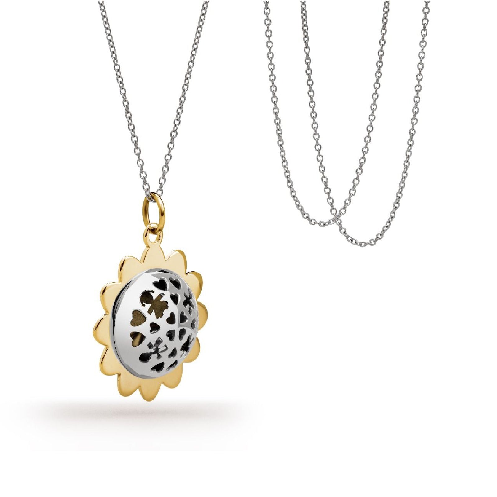 Collana con pendente leBebé in argento placcato oro da donna BE.SNM061