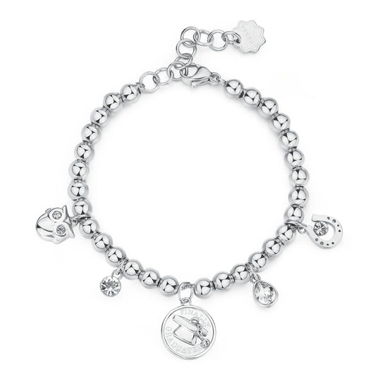 Bracciale donna Brosway Chakra in acciaio per la laurea con gufo BHKB205-1