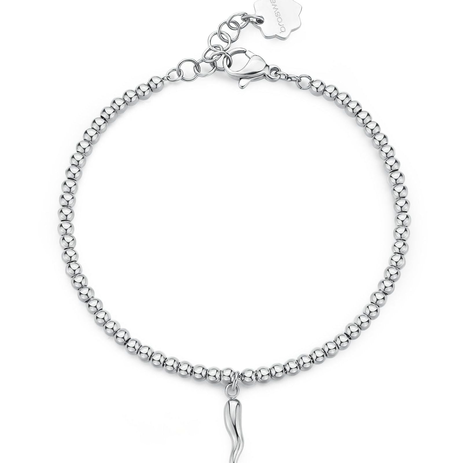 Bracciale donna Brosway Chakra con sfere in acciaio con cornetto BHKB206-1