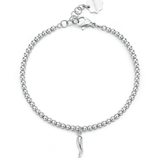 Bracciale donna Brosway Chakra con sfere in acciaio con cornetto BHKB206-1