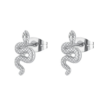 Orecchini a lobo Brosway Chakra donna acciaio a forma di serpente BHKE194-1