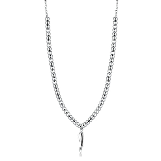 Collana donna Brosway Chakra con sfere in acciaio con cornetto BHKN128-1
