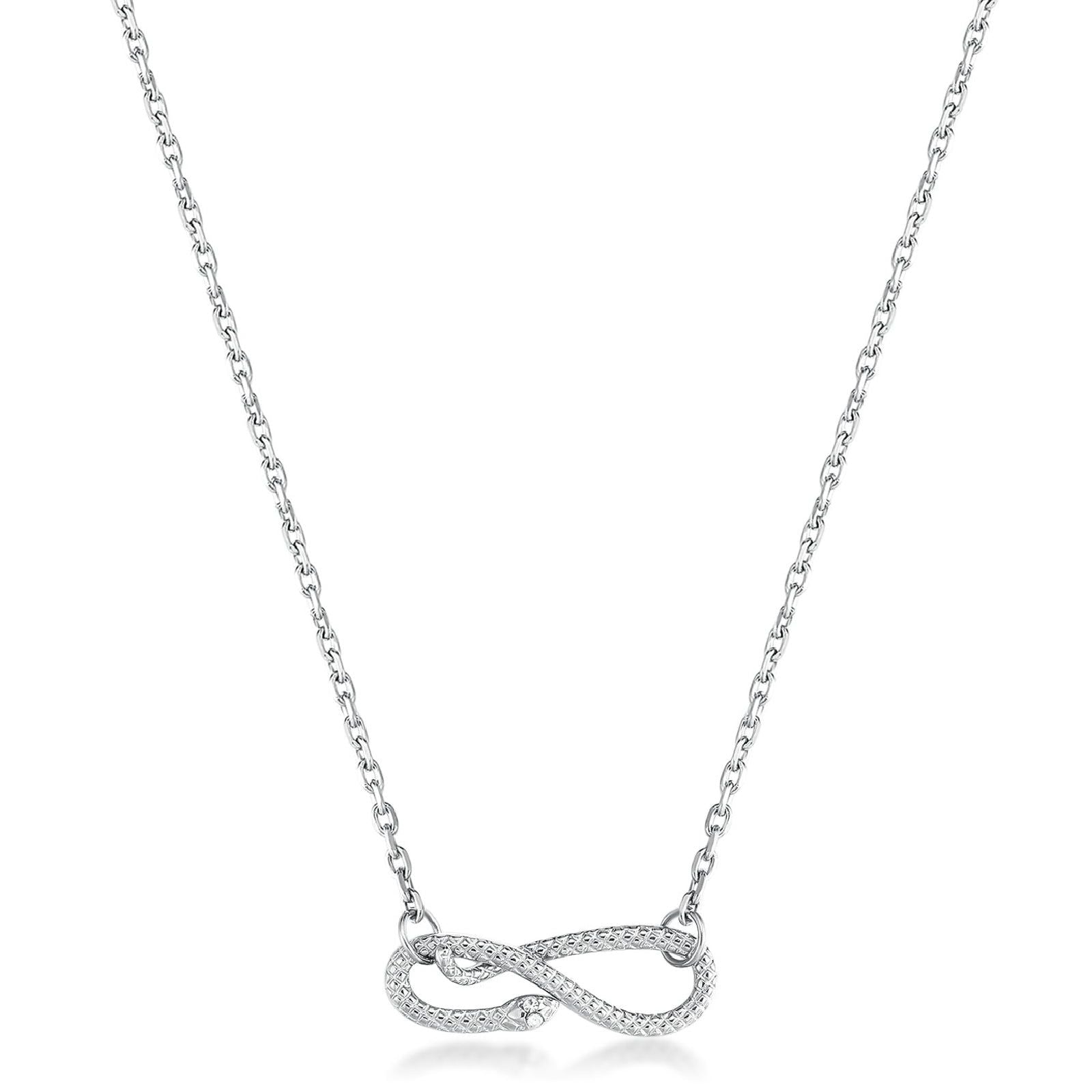 Collana girocollo Brosway Chakra donna in acciaio con serpente intrecciato BHKN147-1
