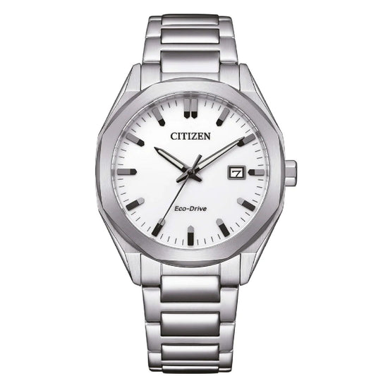 Orologio solo tempo uomo Citizen Modern Classic acciaio quadrante bianco 38mm BM7620-83A-1