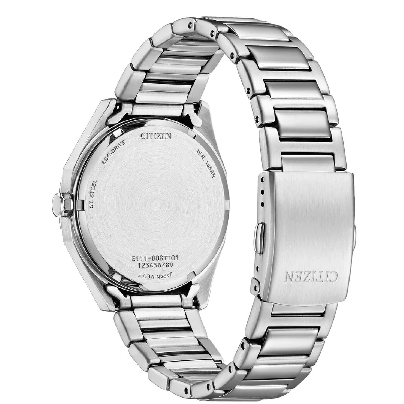 Orologio solo tempo uomo Citizen Modern Classic acciaio quadrante nero 38mm BM7620-83E-2