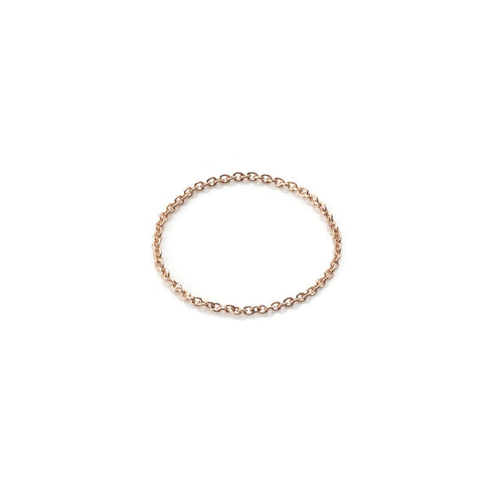 Anello Burato Linee ed Archi donna oro rosa con maglie sottili BN971-1
