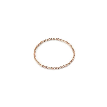 Anello Burato Linee ed Archi donna oro rosa con maglie sottili BN971-1