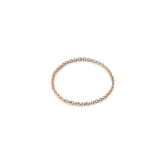 Anello Burato Linee ed Archi donna oro rosa con maglie sottili BN971-1