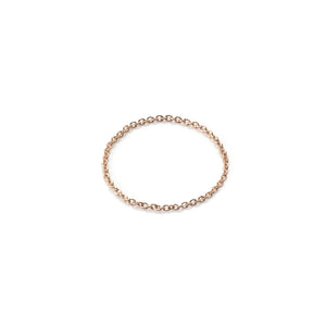 Anello della collezione Burato Linee ed Archi da donna in oro rosa 18kt realizzato con maglie sottili BN971