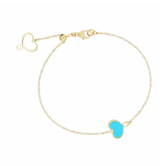 Bracciale donna Maman et Sophie Logo argento dorato cuore azzurro BPMES5-1