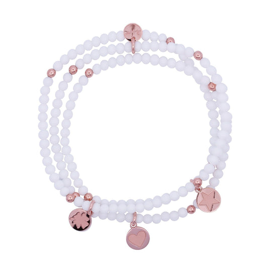 Bracciale Rue Des Mille Gipsy Chic White da donna BR-GIP-PCOL-BIA-1