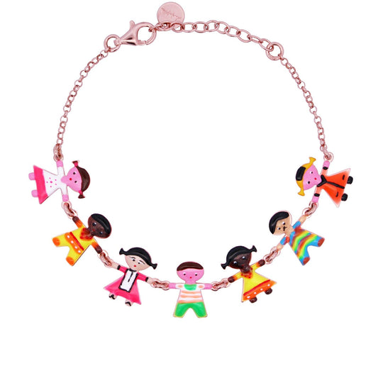 Bracciale Rue Des Mille Smaltis Girotondo Special Edition da bambino/a BR-GIROT-FLUO-1