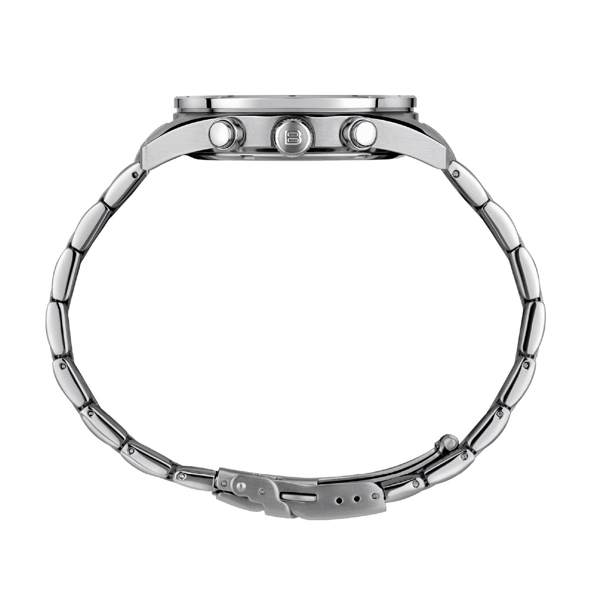 Orologio cronografo Breil Captain in acciaio quadrante nero MISURA UNICA