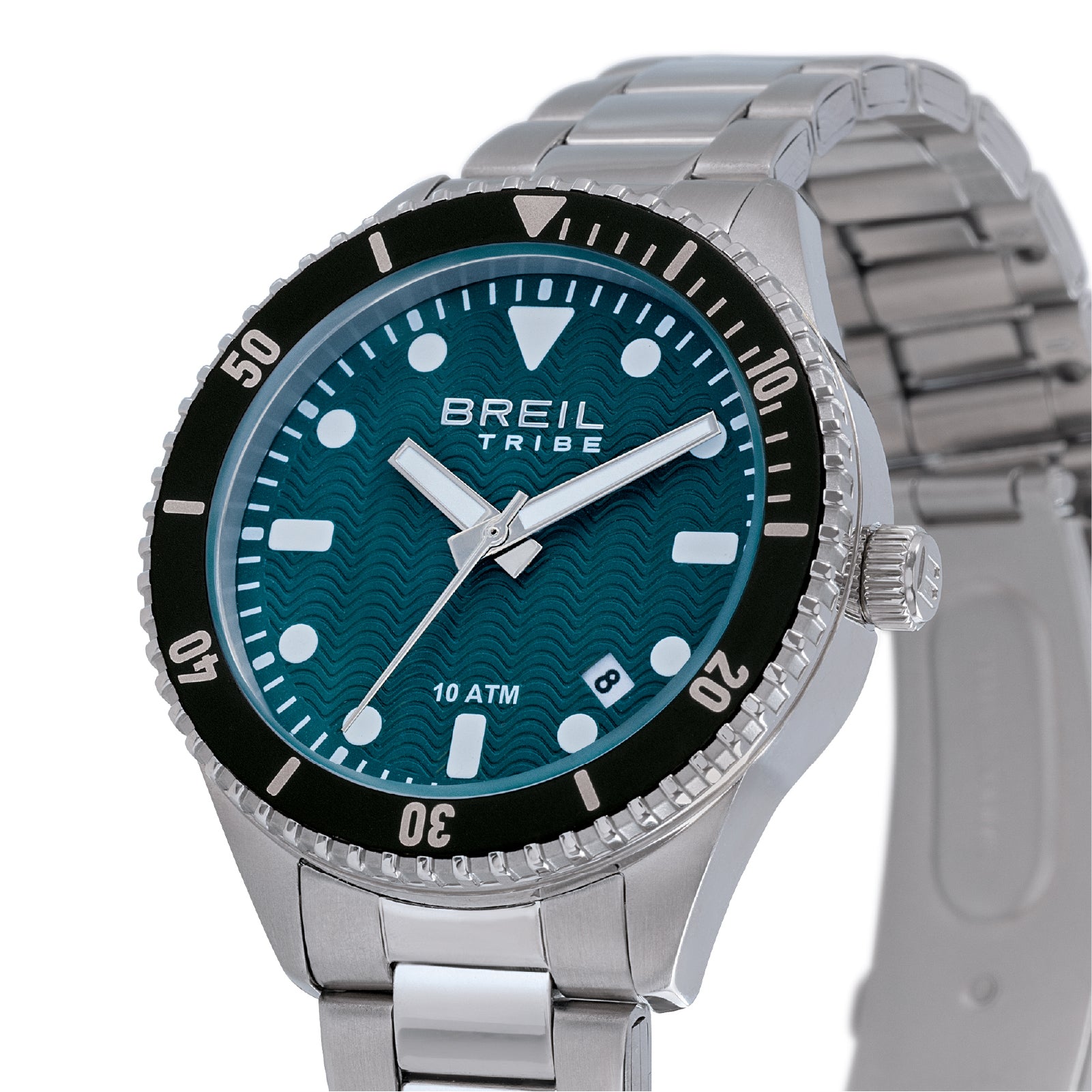 Orologio Solo Tempo uomo Breil in acciaio quadrante blu