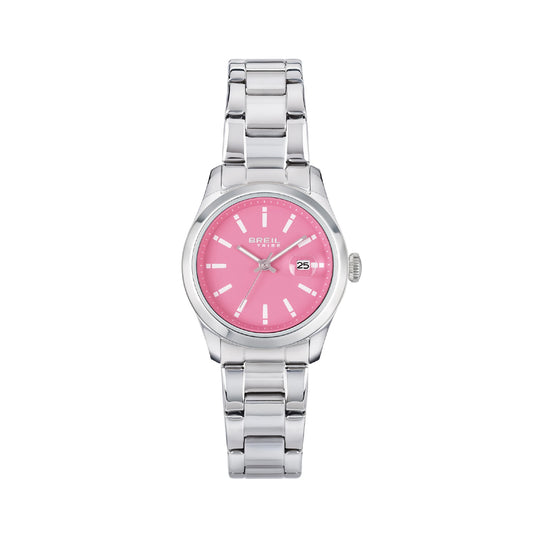 Orologio solo tempo donna Breil in acciaio quadrante rosa MISURA UNICA