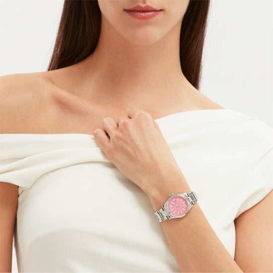 Orologio solo tempo donna Breil in acciaio quadrante rosa MISURA UNICA