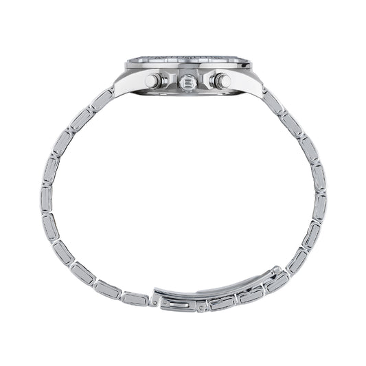Orologio crono uomo Breil in acciaio quadrante blu 37mm MISURA UNICA