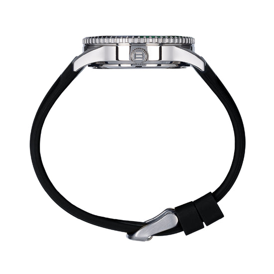 Orologio uomo Breil in acciaio con cinturino silicone nero MISURA UNICA