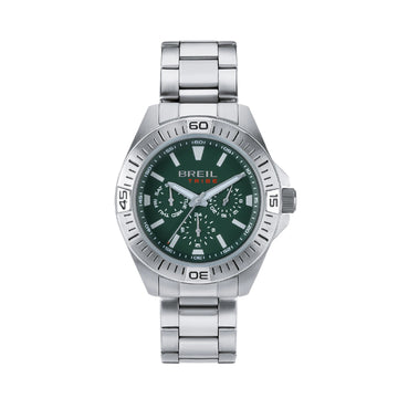 Orologio multifunzione Breil in acciaio con quadrante verde MISURA UNICA
