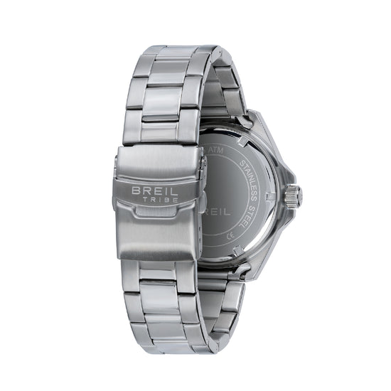 Orologio multifunzione Breil in acciaio con quadrante verde MISURA UNICA
