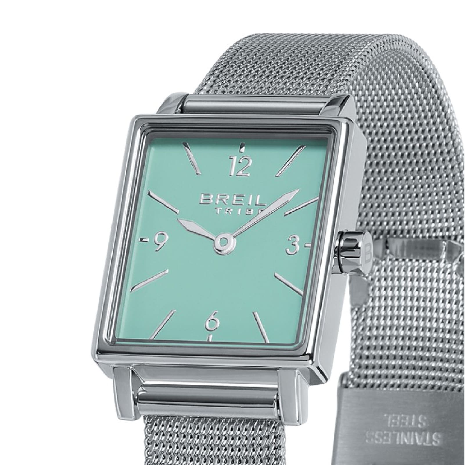 Orologio Breil Dreamy Sorbet cassa rettangolare quadrante verde MISURA UNICA