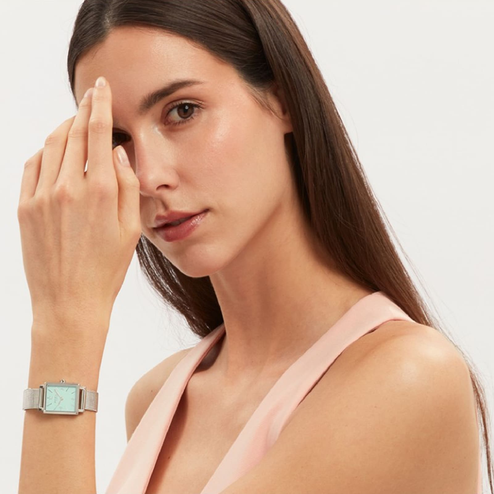 Orologio Breil Dreamy Sorbet cassa rettangolare quadrante verde MISURA UNICA