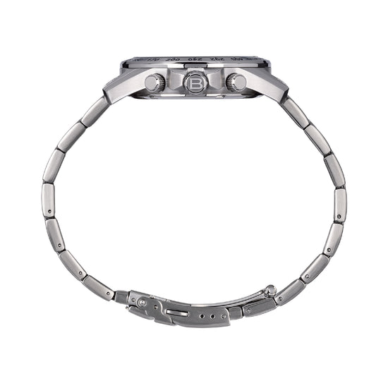 Orologio crono uomo Breil in acciaio quadrante nero 43mm MISURA UNICA