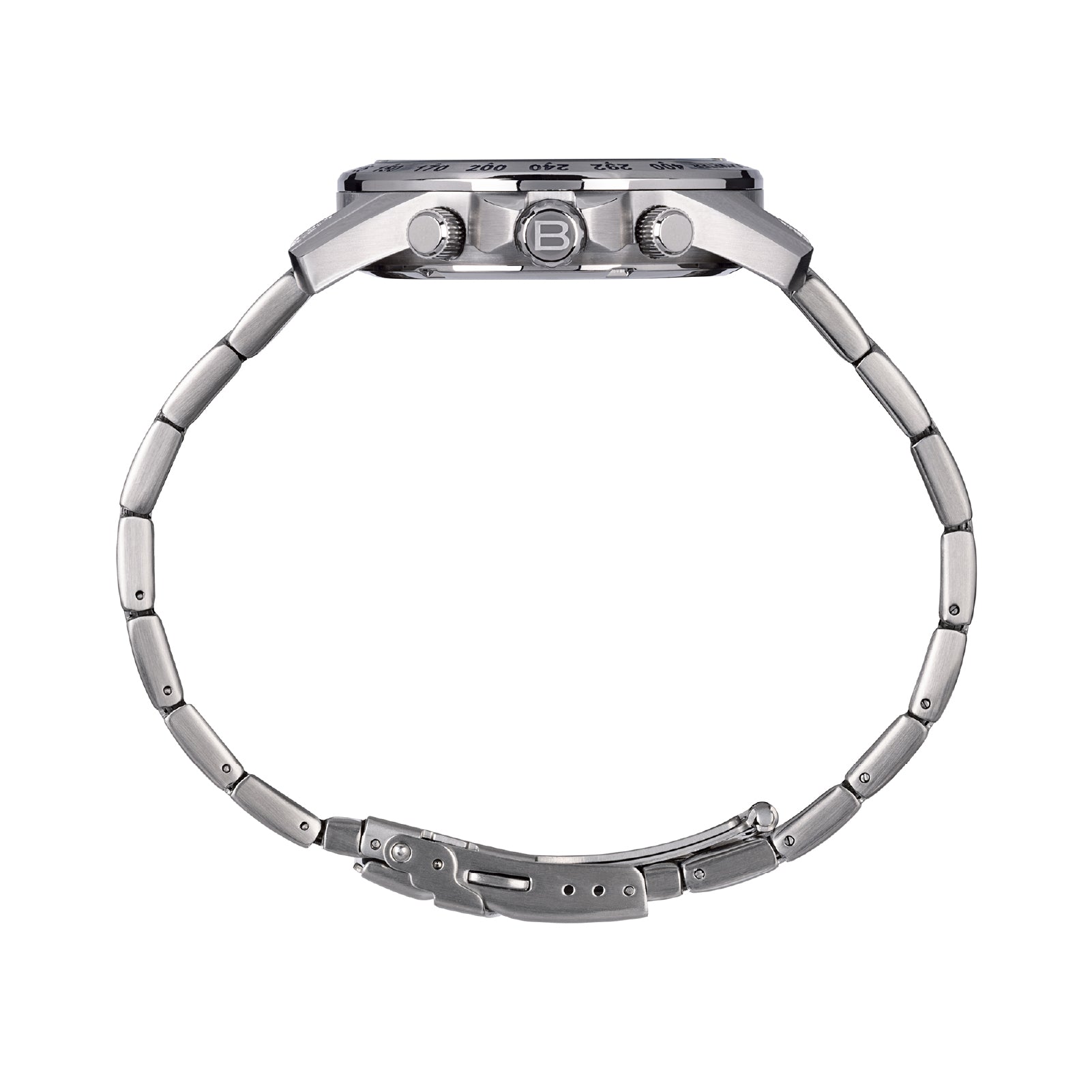 Orologio crono uomo Breil in acciaio quadrante nero 43mm MISURA UNICA