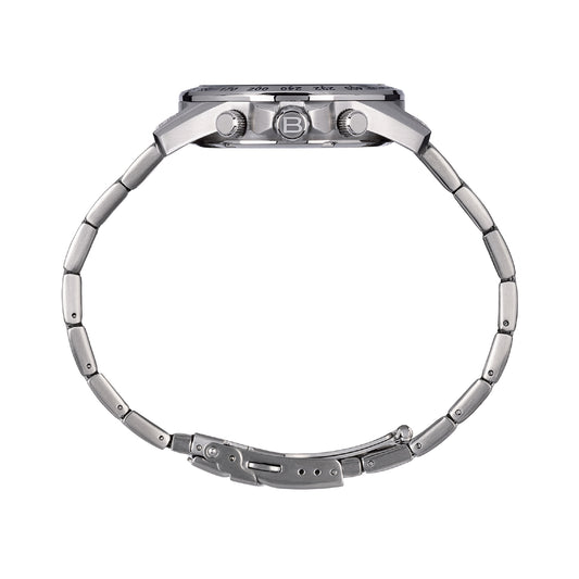 Orologio crono uomo Breil in acciaio quadrante nero 43mm MISURA UNICA