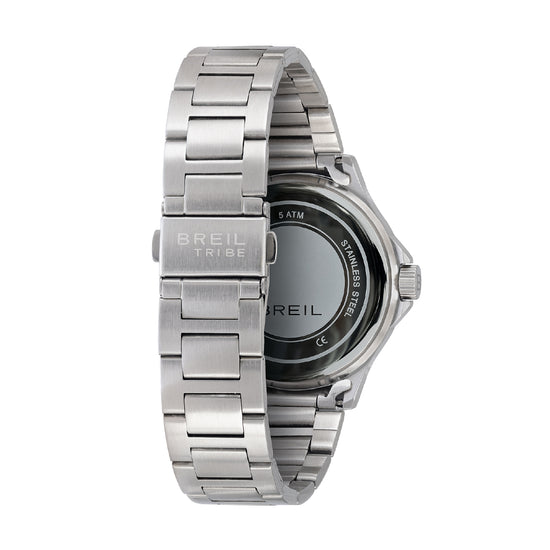 Orologio solo tempo uomo Breil Kai in acciaio con quadrante sfumato blu 41 mm MISURA UNICA