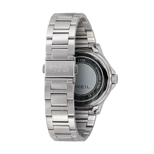 Orologio solo tempo uomo Breil Kai in acciaio con quadrante sfumato blu 41 mm MISURA UNICA