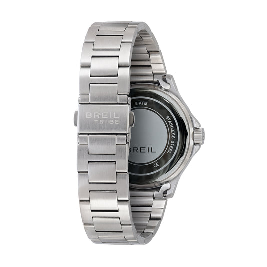 Orologio solo tempo uomo Breil Kai in acciaio con quadrante sfumato antracite 41 mm MISURA UNICA