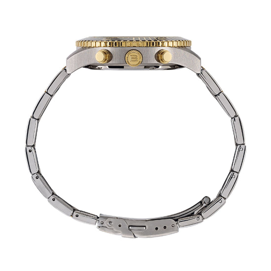 Orologio cronografo Breil Sail in acciaio bicolor da uomo MISURA UNICA