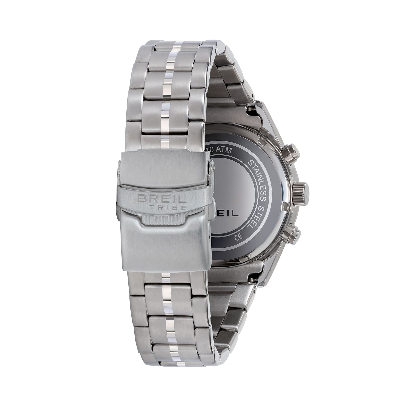 Orologio cronografo Breil Captain in acciaio quadrante verde MISURA UNICA