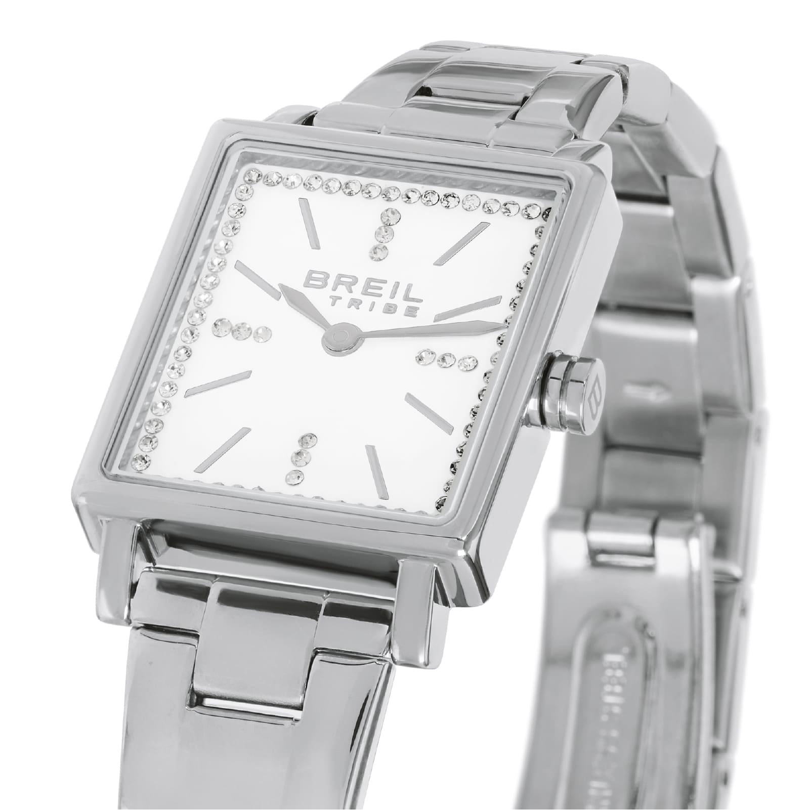 Orologio solo tempo Breil Tribe Divine acciaio con cristalli MISURA UNICA