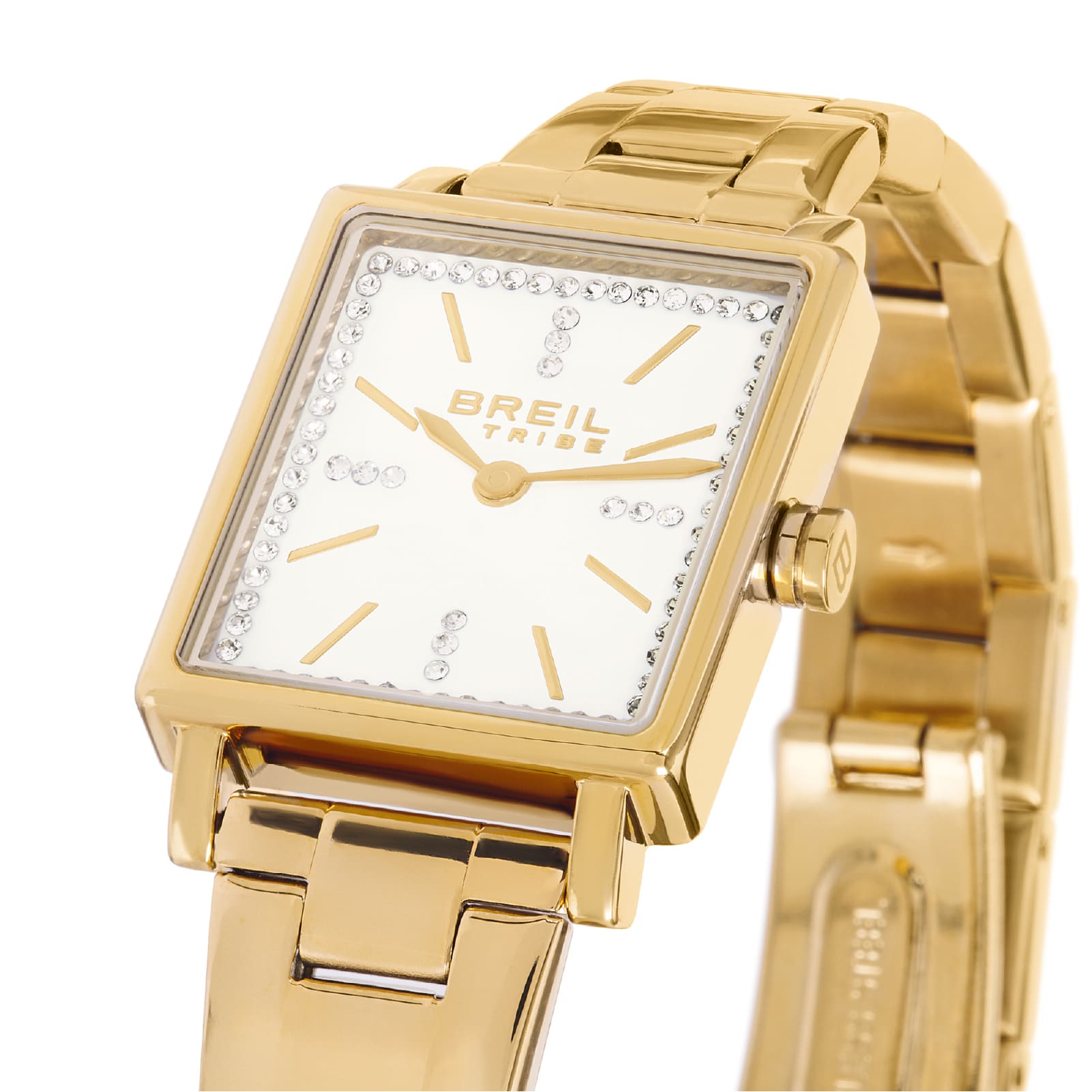 Orologio Breil Tribe Divine in acciaio dorato e cristalli MISURA UNICA