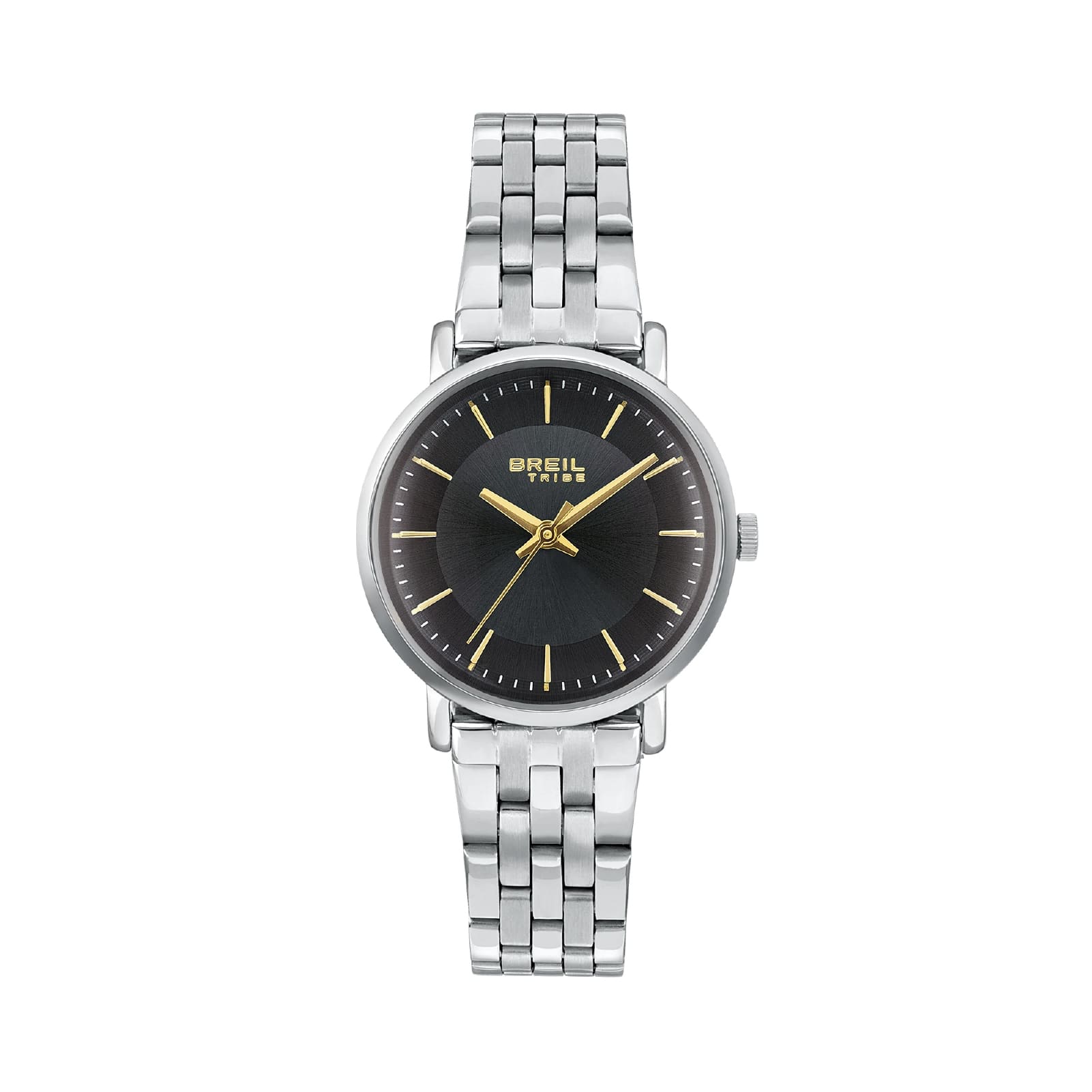Orologio solo tempo Breil Tribe Esme acciaio quadrante nero MISURA UNICA