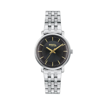 Orologio solo tempo Breil Tribe Esme acciaio quadrante nero MISURA UNICA