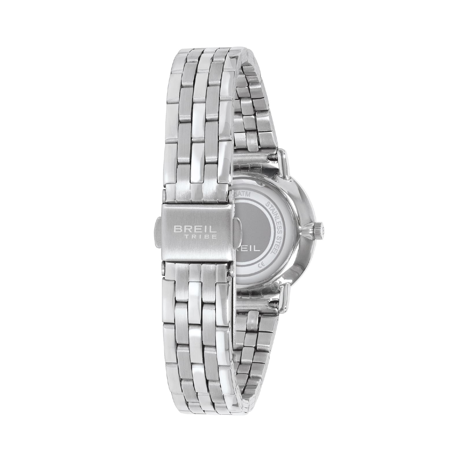 Orologio solo tempo Breil Tribe Esme acciaio quadrante nero MISURA UNICA