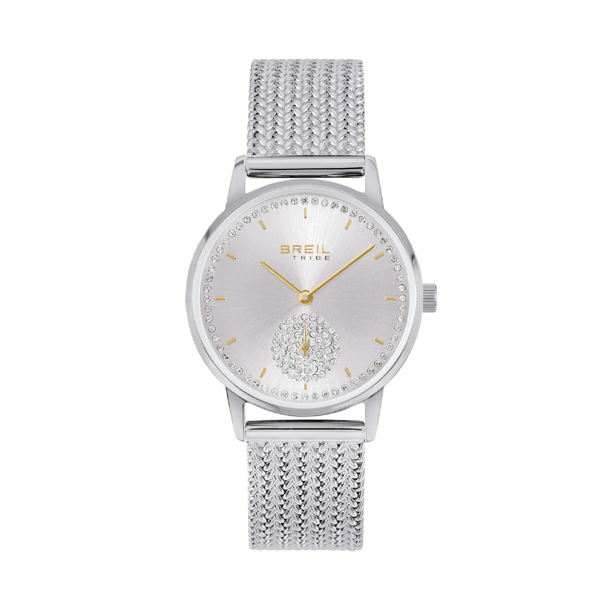 Orologio solo tempo Breil Drop in acciaio quadrante argento MISURA UNICA