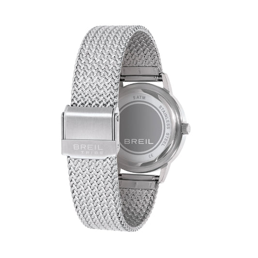 Orologio solo tempo Breil Drop in acciaio quadrante argento MISURA UNICA